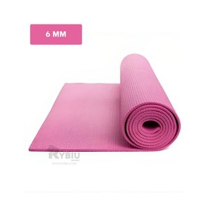 Mat Amplio de Ejercicio de Color Rosado Y+Stickers