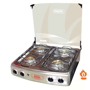 Cocina de mesa  Fadic con tapa de vidrio Karen 22 4h