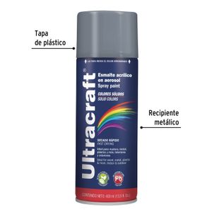 Pintura Spray Color Gris Ultracraf 40032