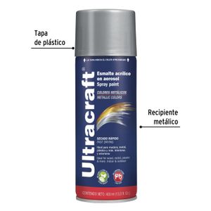 Pintura Spray olor Cromo Premiun Ultracraft 40027