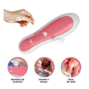 Limador Electrico para Bebes en Rosado Y+Papel de Regalo