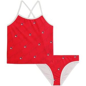 Ropa de Baño 2 Piezas Tommy Hiliger Chinese Red Niña - Rojo