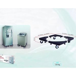 Base Movil Multifuncional Soportex SMS-02M Negro 120 kg