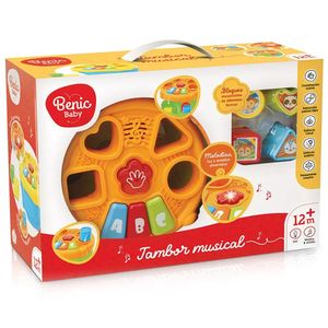 Tambor Musical para Didáctico con Figuras para Bebé