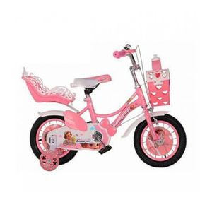 Bicicleta Para Niña Infantil Kids Aro 16 Luz Rosa AI