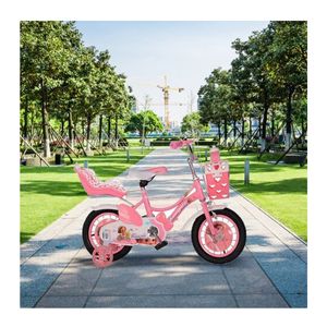 Bicicleta Para Niña Infantil Kids Aro 16 Luz Rosa AI