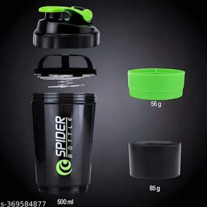 Shaker Tomatodo Batidor Manual de Proteínas y Batidos Verde