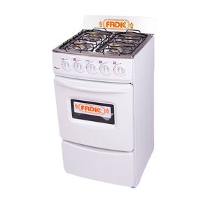 Cocina Fadic con respaldar y Horno 20 Sami 4H Blanco