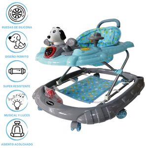 Andador Musical Confort Kids Snoopy Celeste