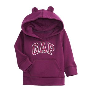 Polera Baby Gap con Capucha con Logo Gap para Niña