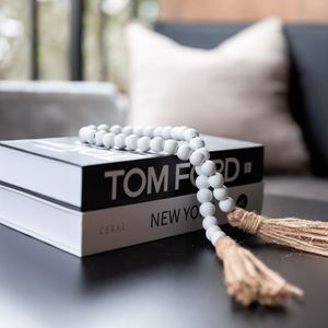 Collar de Mesa Adorno Blanco HogarMás