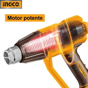 Pistola de Calor Ingco 2000W + 4 Accesorios HG200078
