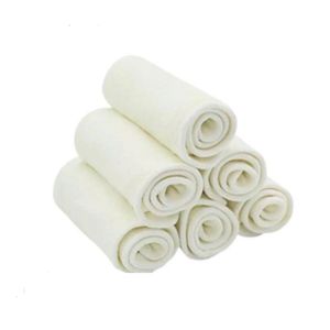 Inserto de Bambú Terry 4 Capas para Pañales Ecológicos de Tela Pack x 6 Unidades