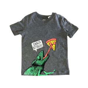 Polo Oshkosh con Diseño de Iguana 100% Algodón Manga Corta para Bebé Niño