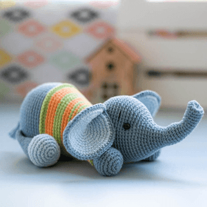 Muñeco de Apego El Conejo Y La Luna Patrick El Elefante