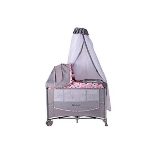 Cuna Corral Mecedora Ebaby Colecho Dacora Rosa EB750