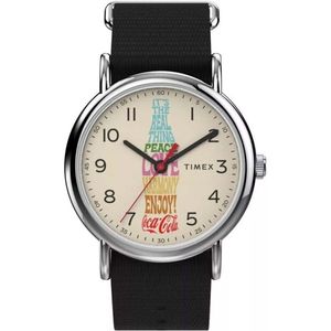 Reloj Timex Unisex TW2V29800 Weekender Colección Correa Nylon - Negro