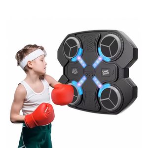 Maquina De Boxeo Musical Bluetooth Con Guantes Para Niños