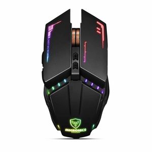 Mouse Gamer Inalámbrico Micronics Ranger MIC M828RX Negro