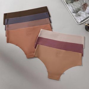 Trusa De Cintura Baja Sin Costuras Licrada Talla ML  Bronce
