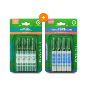 Placenta Life Combo Loción Protectora y Loción Midollo x4