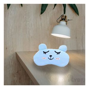 Antifaz para Dormir con Gel en Color Celeste Y+Stickers