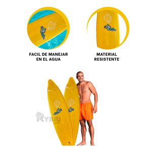 Tabla para Surfistas Avanzados Amarillo Y+Papel de Regalo