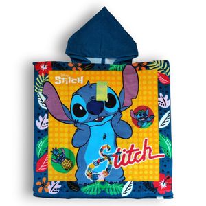 Toalla Poncho con Capucha Disney Stitch Microfibra