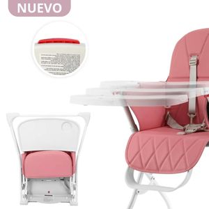 Silla De Comer Plegable Portatil Kingdom Moscú Rosado