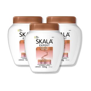 Crema De Tratamiento Capilar Bomba Biotina Curl Girl Vegana Skala 1000G 3 Uni