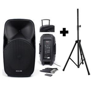 Parlante Activo Halion PHA15AL Batería Recargable con soporte SPS502M