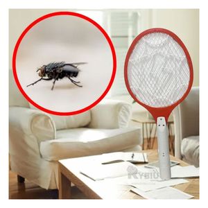 Raqueta Mosquitera Practica de Color Rojo