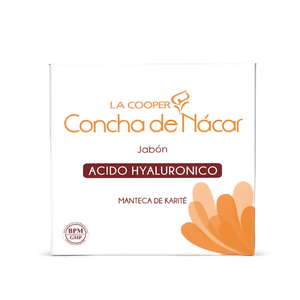 Jabón Concha de Nácar con Ácido Hialurónico La Cooper 80g
