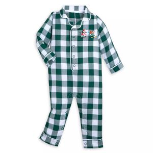 Pijama Enterizo Shopdisney Navideño de Mickey Mouse y Pato Donald Manga Larga para Bebé Unisex