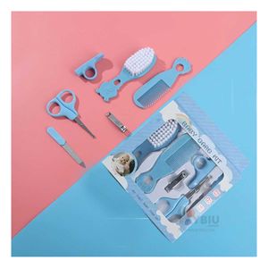 Kit de Aseo y Cuidado para Bebes en Color Azul Y+Stickers