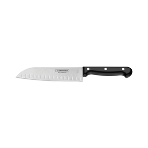 Cuchillo Santoku Para Picar Profesional 7 Mango Negro Tramontina