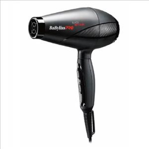 Secadora de Cabello Babyliss Pro B6200PE Black Star 2000W - Negro