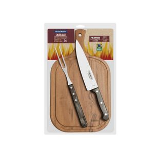 SET ASADOR TRAMONTINA X3PZ POLYWOOD
