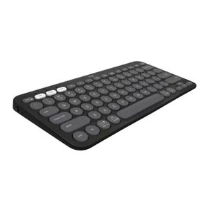 Teclado Logitech Bluetooth Multidispositivo Pebble Keys 2 K380s Negro