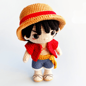 Muñeco de Apego El Conejo Y La Luna Monkey D. Luffy