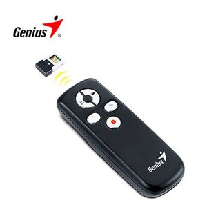Presentador Genius Con Puntero Media Pointer 100 Run Card Black