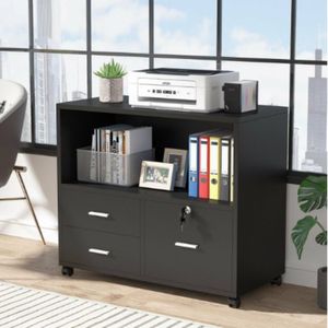 Archivador Nacion Muebles Fenix Color Negro