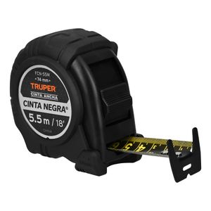 Wincha Cinta Negra 5.5 m Cinta 19 mm Truper 11745