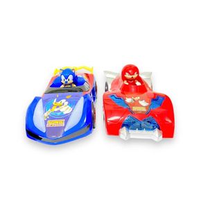 Juguete Set de Carros a Fricción SONIC con Luces y Musical