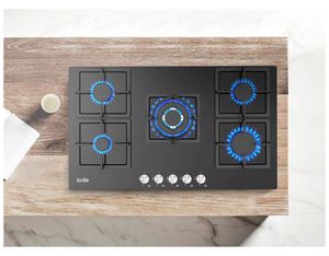 Cocina A Gas Sole Empotrable 5 Quemadores Solco041