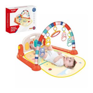 Gimnasio de bebe con Piano Musical Búho HUANGER HE0650 Anaranjado