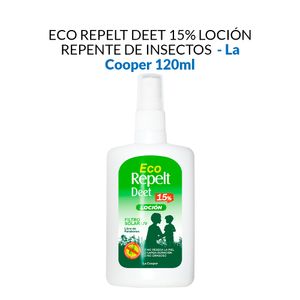 Eco Repelt Deet 15% Loción La Cooper 120 Gramos
