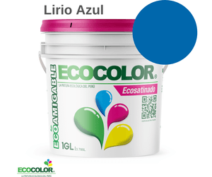 Pintura Ecológica ECOSATINADO 1 Galón Lirio Azul