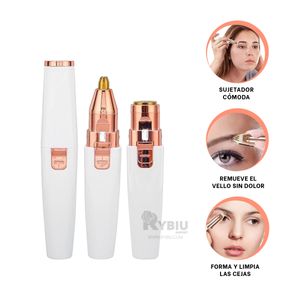 Depilador de Cejas Recargable Comodo en Color Blanco