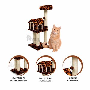 Gimnasio Gatuno Versatil Animal Print Y+Papel de Regalo